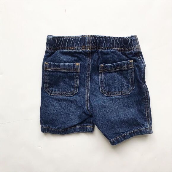Old navy denim pull up shorts EUC 6-12 months - Picture 5 of 5